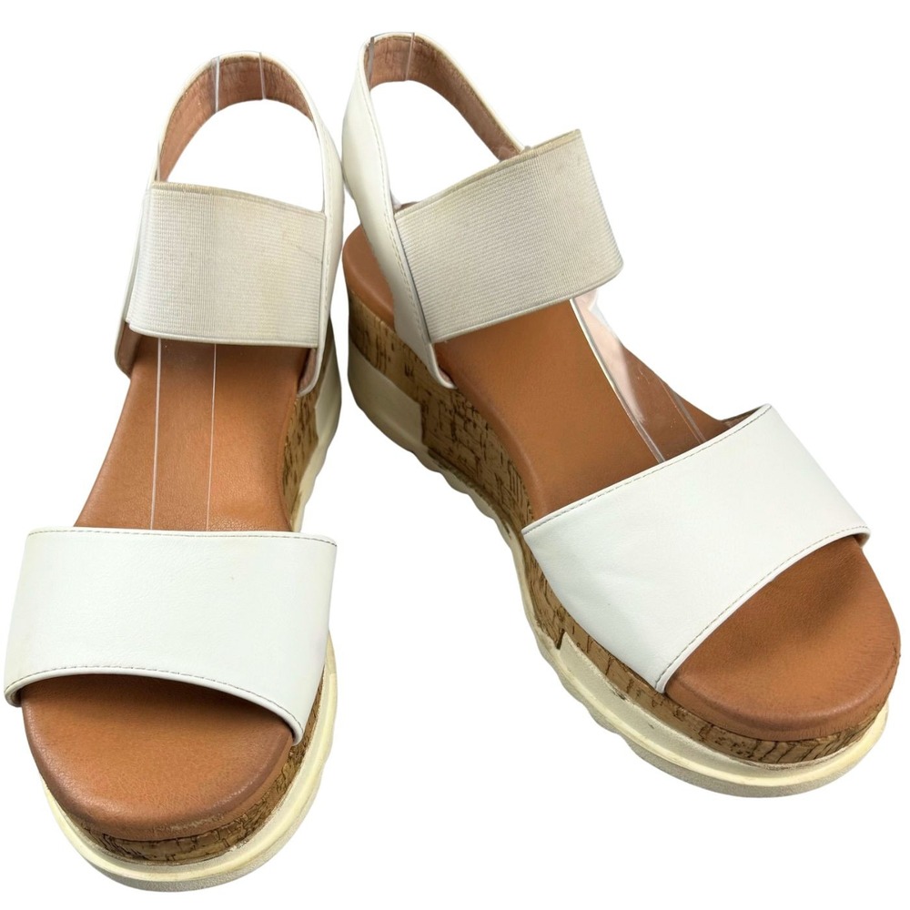 Dream Pairs Sandals  Reed-2 Open Toe Ankle Strap Flatform White Size 9 Beach